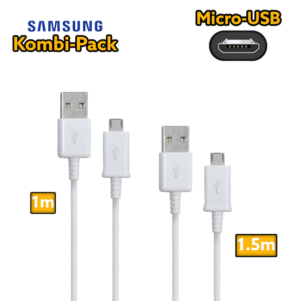 1M+1,5M Original Samsung Micro-Usb Ladekabel FüR Galaxy S3 S4 S5 S6 S7 Edge Mini-image