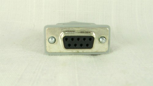 PS2F to DB9F Female Female Serial Mouse Adapter Gender Screw down posts NEW NIB - 第 2/3 張圖片