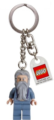 Lego Harry Potter Albus Dumbledore Keychain 852979 - Brand New - Free Shipping