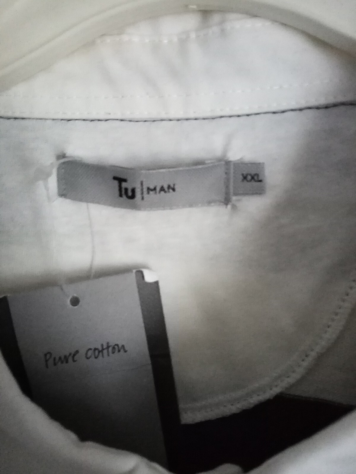 Polo 2XL Tu Mens Long Slv Shirt Top Grey/Blue Stripe Style 134553153