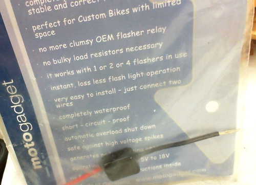 MOTOGADGET FLASH CONTROL UNIT M-FLASH 4000010 FLASHER RELAY - Picture 4 of 5