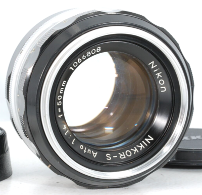 Nikon Nikkor-S Auto 50mm f/1.4 Non-ai MF Lens [Excellent+] from