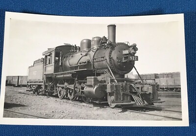 Wabash Eisenbahn Lokomotive 817 Vintage Foto 