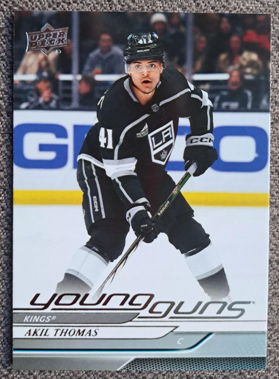 Akil Thomas 2024-25 Upper Deck Series 1 Young Guns #242 Rookie RC LA Kings