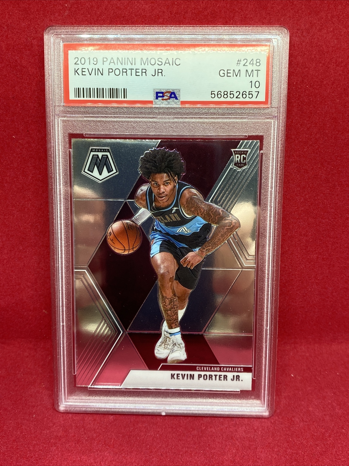 2019 PANINI MOSAIC #248 KEVIN PORTER JR RC ROCKETS ROOKIE PSA 10 GEM MINT!