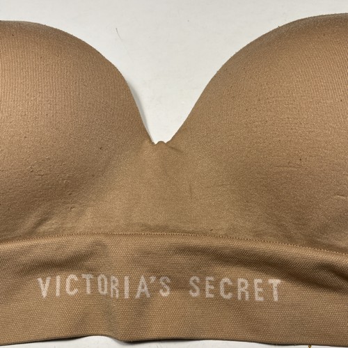 Victoria's Secret Push-up-Bralette Damen groß beige bügellos Halb Logo Träger - Bild 13 von 16