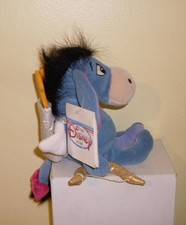 Disney 9" Cupid Eeyore Plush Winnie Pooh Bean Bag with Tags