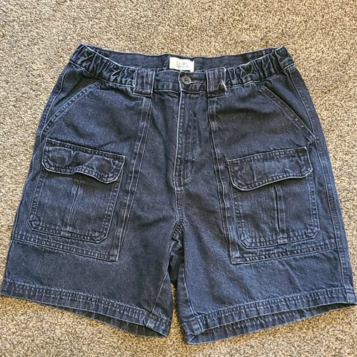 Croft Barrow Mens 33 Cargo Dk Denim 