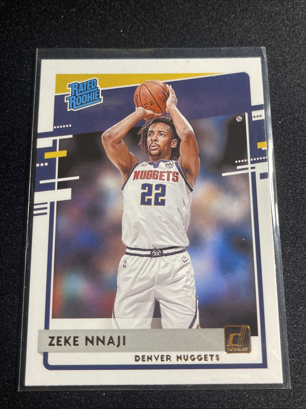 ZEKE NNAJI RC 2020-21 Panini Donruss Nuggets RATED ROOKIE BASE #236