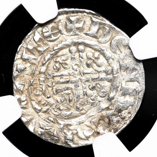 ENGLAND. Henry III. 1216-1272. Penny, S-1356A, Henri on Canterbury, NGC UNC Det