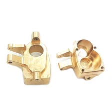 2PCS/Set Counterweight Brass Steering Hub For 1:10 Axial SCX10 III Capra RC Car