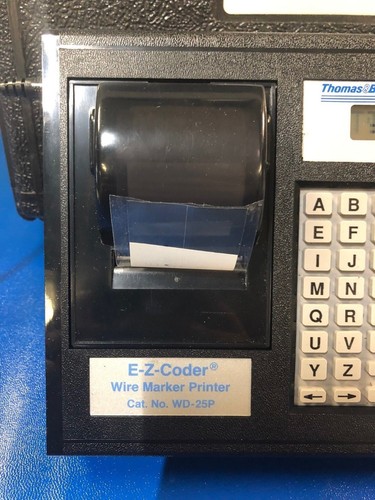 Thomas & Betts E-Z-Coder Wire Marker Printer WD-25P - Picture 3 of 5