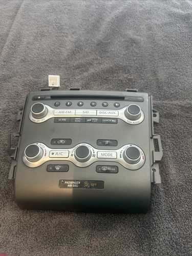 2011-2014 Nissan Murano AM FM Radio Climate Control Panel OEM