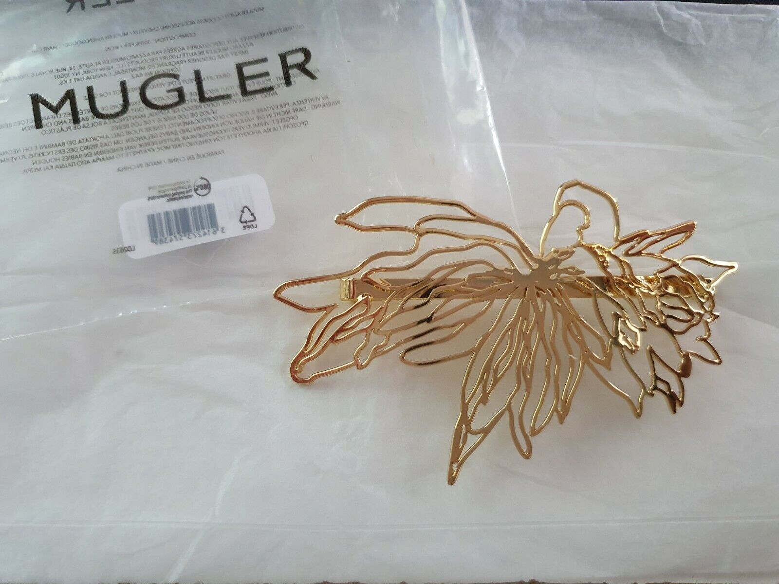 Mugler Hairclip/Brosche 🎁perfektes Geschenk 🎁 Muttertag 🌻 Valentinstag 🌹