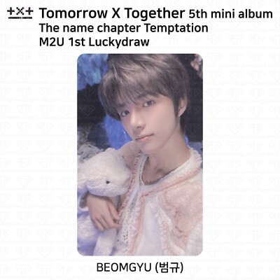 TXT 5th Mini Album The Name Chapter Temptation Lucky Draw