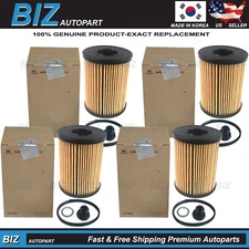 Genuine 4PACK Oil Filters for 2020-2025 Hyundai Kia 2.5L Models 26350-2S001
