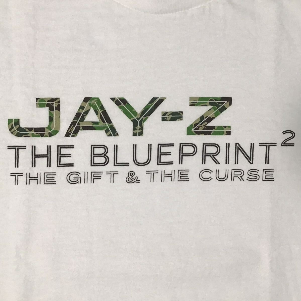 2002 BAPE × JAY-Z The Blueprint 2 T-shirt ROC A FELLA White A