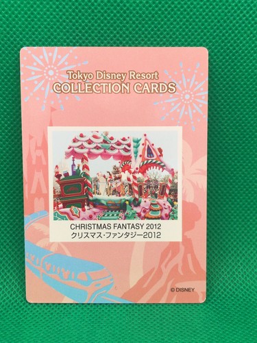 Tokyo Disney Resort Collection card Christmas Fantasy 2012 Disney's F/S - Picture 2 of 2