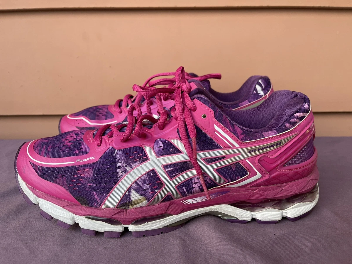 RARE ASICS Gel Kayano 22 Purple Pink Running Shoes Sneakers Women US 11 T597N D5