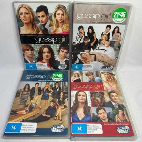 Gossip Girl : The Complete Season 1-4 DVD PAL Region 4 AU/NZ Free Postage