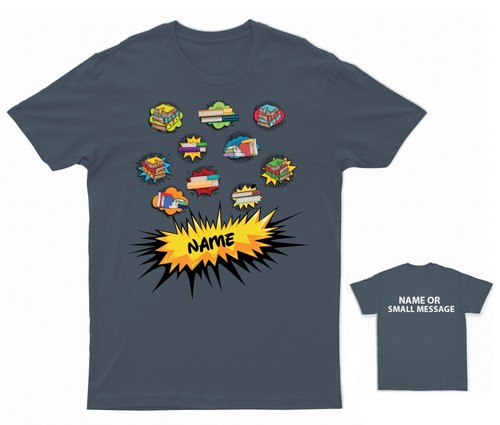 World book day 2025 T-Shirt Costume idea Boys Girls Kids School Superhero - Picture 20 of 20