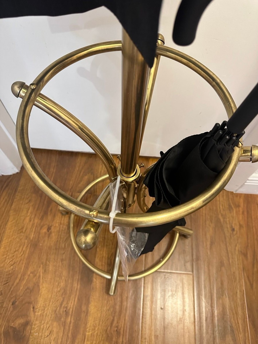 Brand New in Box Eichholtz Miami Kent Solid Brass Coat Rack