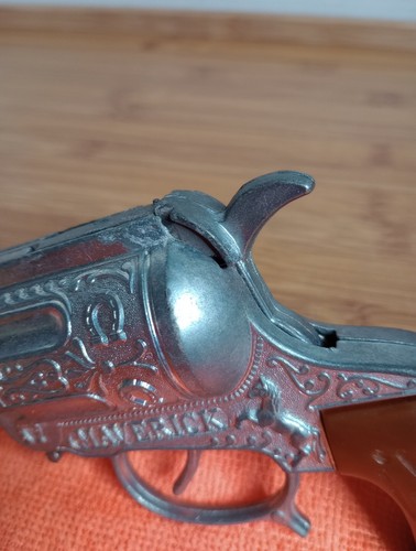 Vintage HUBLEY Cowboy Maverick Cast Cap Gun Pistol Toy WORKS Fully Functional. - Picture 24 of 24