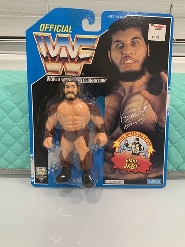 WWF WWE Hasbro Giant Gonzalez 1993 Blue Card WCW T...