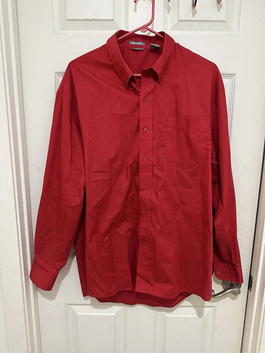 jockey dress shirts Jockey Outdoors by Luke Bryan Men's Long Sleeve Tech Shirt L Acorn