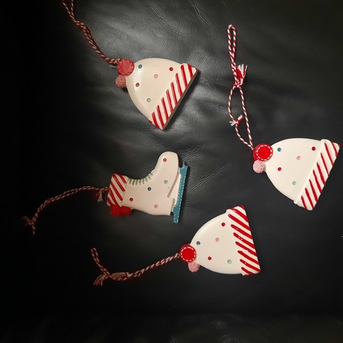 ALFABETO CHUCHERÍA DE MADERA DECORACIÓN ÁRBOL DE NAVIDAD PERLAS INICIALES BRILLO ETIQUETA DE REGALO - Imagen 31 de 34