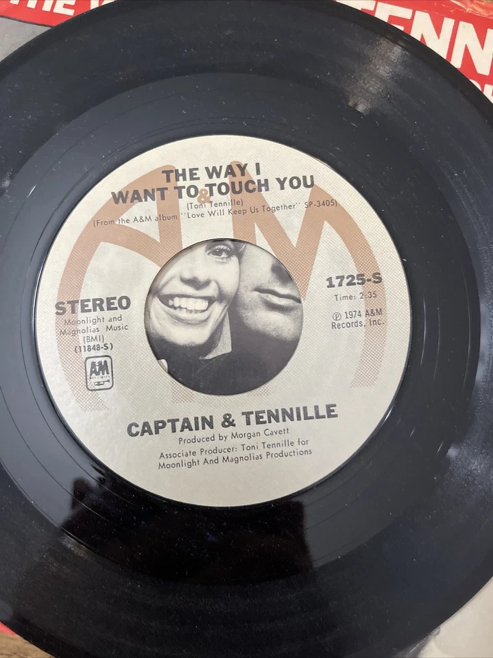 Captain And Tennille The Way I want To Touch You 45 Record - Image 3 of 4
