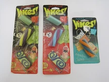 NOS Vintage 1990s Yikes! Eraserama Erasers Mondo Sized Twisted Colors Lot of 3