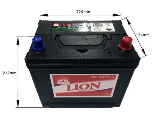 CAR BATTERY SMF453 Standard post CCA550 Fits EUNOS HYUNDAI Accent Getz i20 i30 - Picture 2 of 3