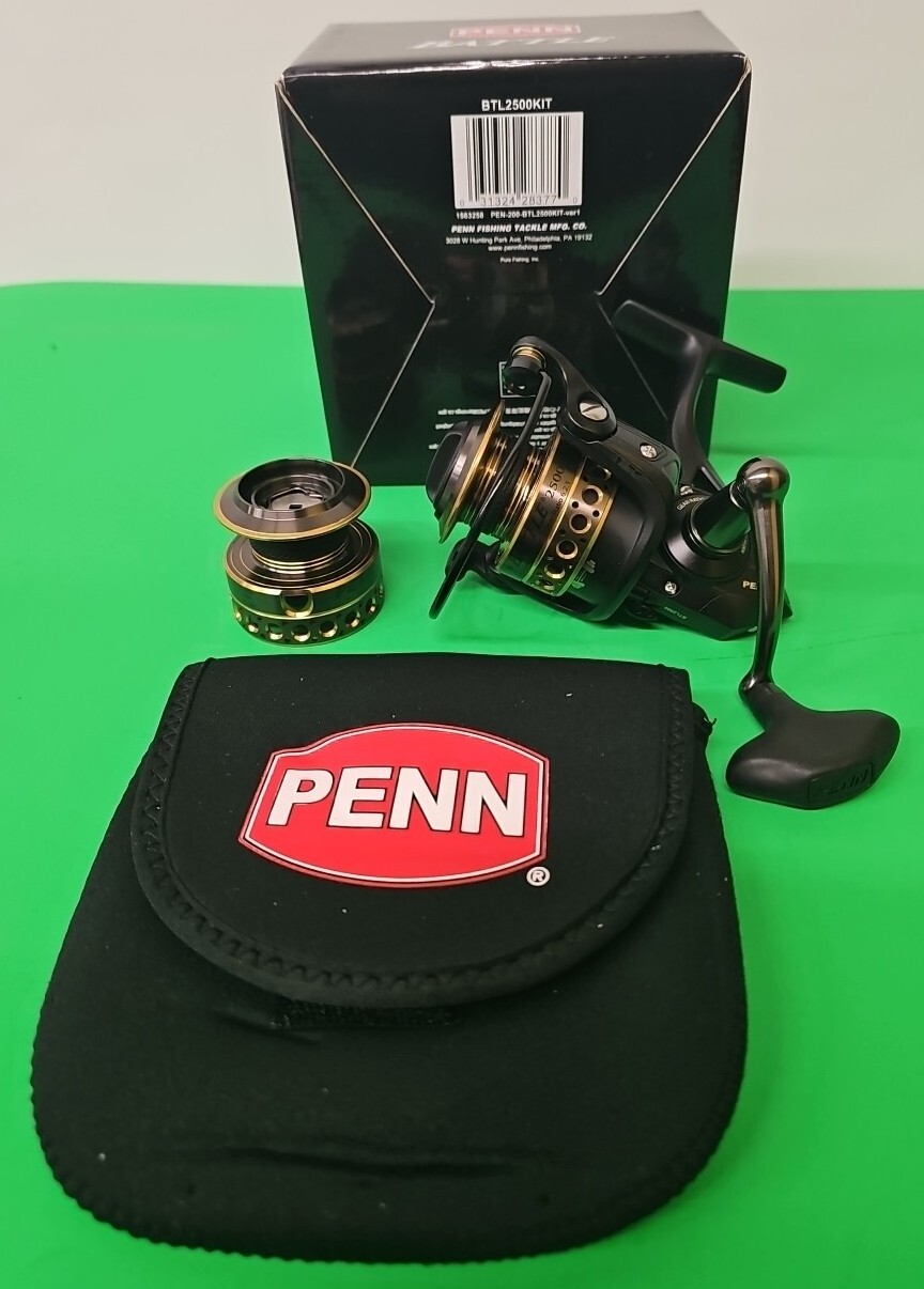 Penn battle 2500 kit With Extra Spool And Neoprene Carry Case