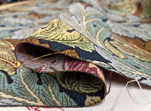 Heavy Tapestry Multicoloured Curtain Upholstery Fabric Chatham Glyn Material - Picture 9 of 127