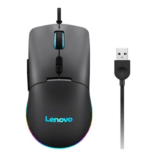Lenovo M210 Gaming Mouse, RGB Lighting, 8000DPI, Black - Picture 1 of 6