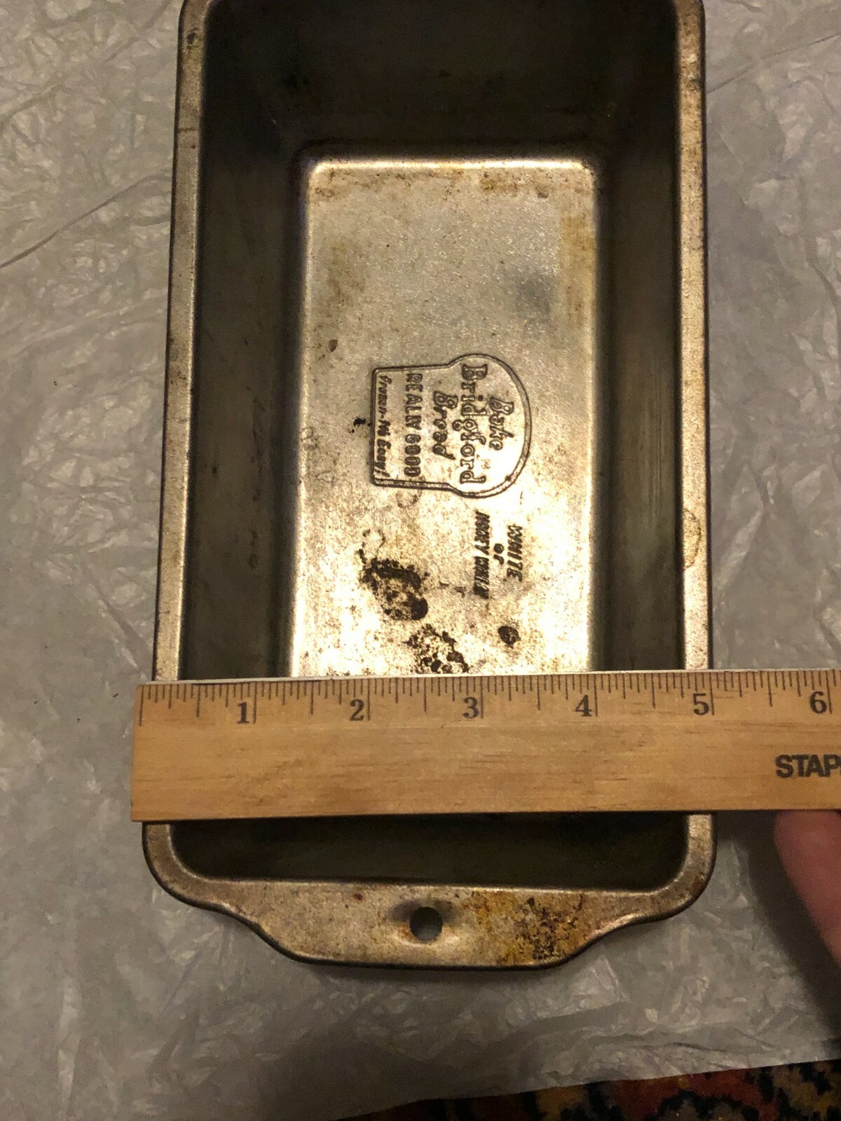 Vintage Bridgford Loaf Mini bread loaf baking Pan eBay