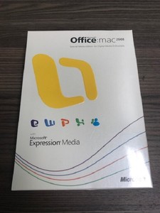 1 license/disc microsoftг'в office mac 2008 media edition English DVD (882224526531)