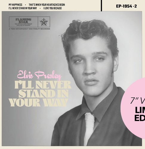 Elvis Presley - I'll Never Stand In Your Way - BLACK vinyl ultra rare EP Norway