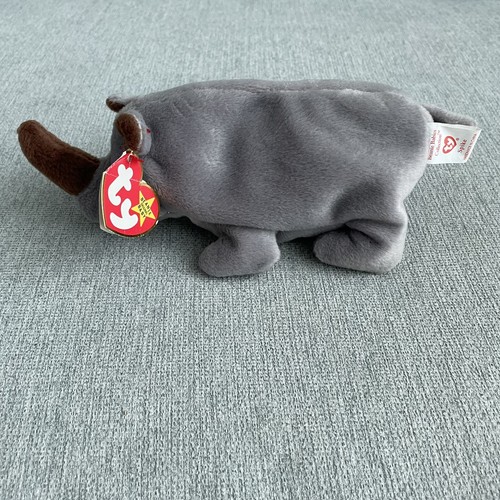 Original Ty Beanie Babies SPIKE The Rhinoceros Style 4060 1996 - Picture 3 of 7