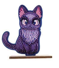Midnight Cat Crystal Art Fantasy Buddies Kit Craft Buddy New