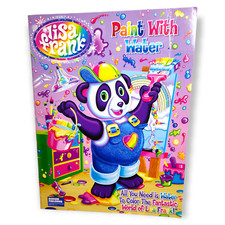 LISA FRANK Paint with Water Activity Book with RAINBOW PANDA Cover New