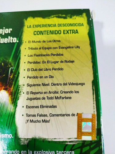 Perdidos Lost Season 3 Complete 7 DVD Region 2+ Extras Spanish English - 3T - 第 4/6 張圖片