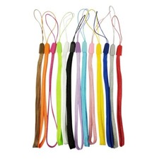 100PCS Colorful Nylon Wrist Lanyard Short Anti-lost Strap for Camera Keychain