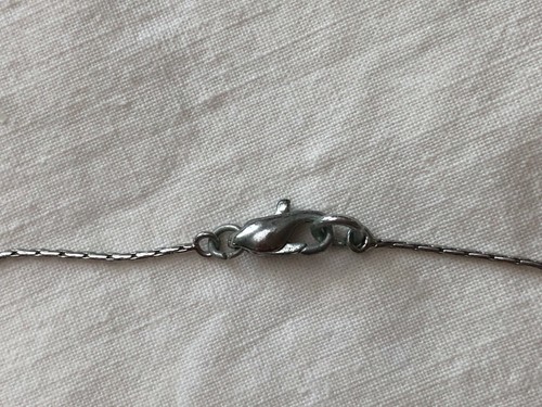 Vintage Monet Halskette mit tropfenförmigem Onyx Stein und 3 Clustern mit 4 Kristallen - Bild 6 von 12