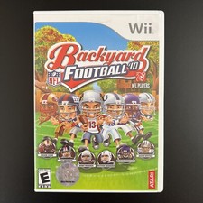 Backyard Football '10 (Nintendo Wii, 2009) With Instruction Manual