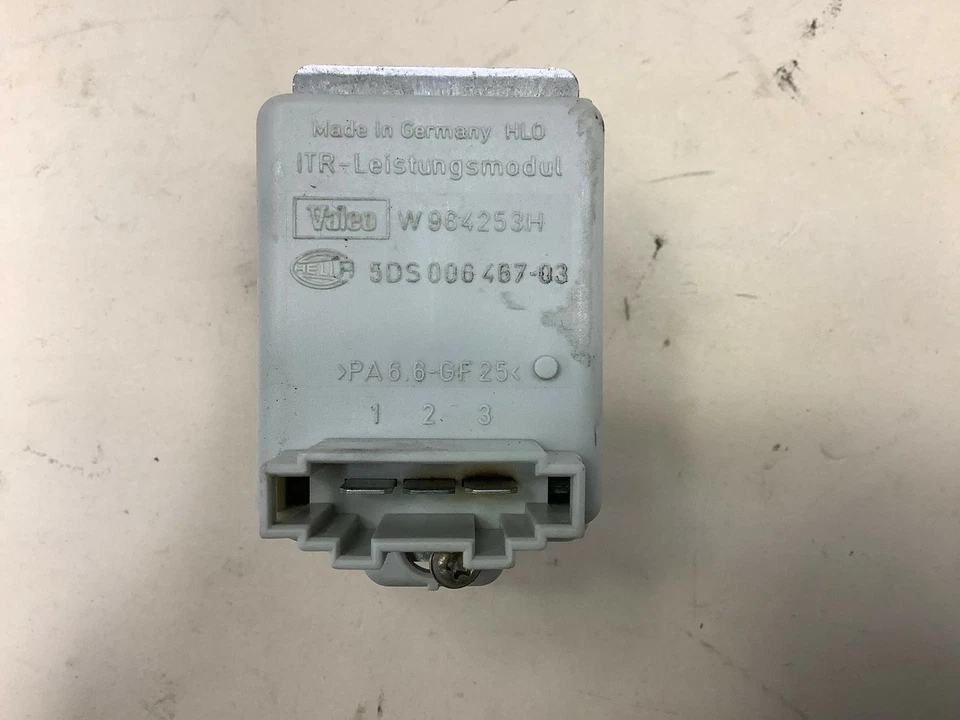 Mini Cooper 2006 1,6 L I4 aire acondicionado calentador soplador motor resistencia unidad Valeo OEM+ Foto 3 de 4