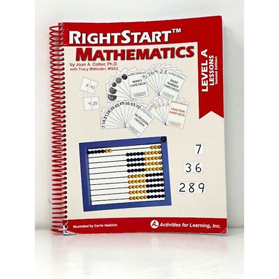 Right Start Mathematics Level A Lessons 2nd Edition Homeschool Teacher