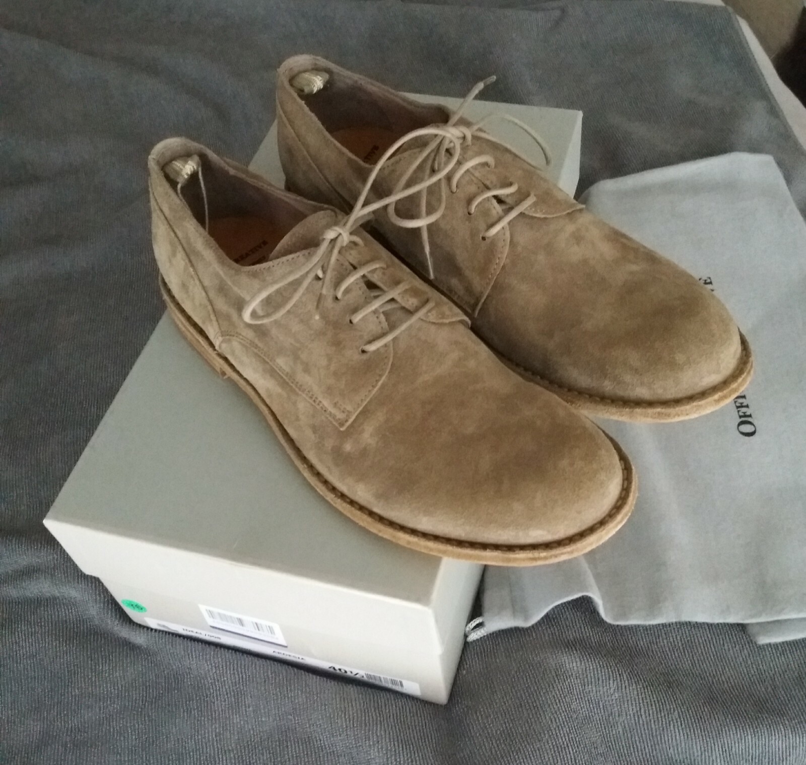 SAOLA SCARPE DERBY DA UOMO CREATIVE OFFICINE PELLE SCAMOSCIATA NUOVE IN SCATOLA UK 6 5 ADATTE UK 7 7 5