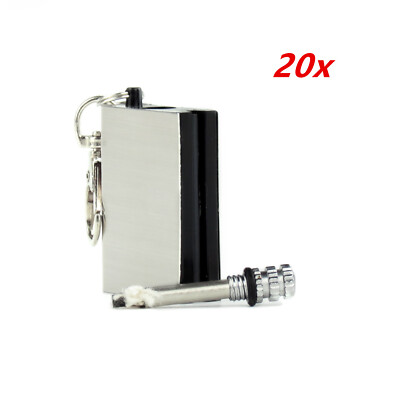 100 Pcs Waterproof Permanent Match Lighter Strike To Light Survival Fire Starter
